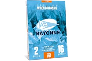 StadiumBox Tick&Box - Coffret Cadeau Places Match Rugby Aviron Bayonnais Bayonne