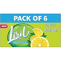 Liril Lemon & Tea Tree Oil Soap 125 g (Pack of 6)