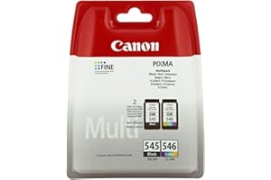 Canon PG-545 / CL-546 Multipack black & colour original ink cartridge for PIXMA MG2450 MG2455 MG2550 MG2555 iP2850 iP2855 MG2950 MG2950S MG2955 MX495 Printers