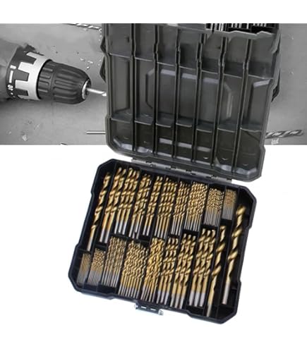 Kit 19 Punte Titanio 1-10 Mm Per Ferro Kit 19 Punte Trapano HSS In Titanio - Misure Da 1 A 10 Cm Per Fori Precisi Tostapane Con Pinze - Foto 3