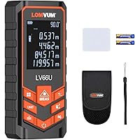 Laser Entfernungsmesser Distanz 50M,LOMVUM Laser Messgerät Entfernung Messen Sie Entfernung, Fläche und Volumen…