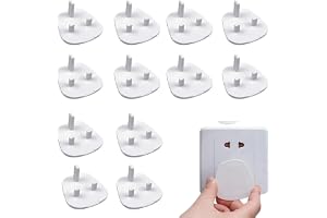 SKY-TOUCH Baby Proofing Plug Covers,Plug Socket Covers,Outlet Covers Safety Covers,Electrical Protectors for your Child and Babies at Home,Easy to Use & Secure,pack of 12pcs