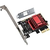 Adaptateur réseau 2,5 G - Base-T - PCIe - RTL8125B - 2500/1000/100Mbps - PCI Express - Carte Ethernet RJ45 - LAN - Support ma