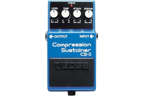 BOSS CS-3 Pédale Compresseur/Sustain, Pédale compacte compresseur/sustainer avec circuit de haute qualité