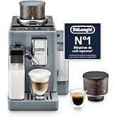 De'Longhi Rivelia Superautomatic Coffee Maker 16 Beverages Grey | Automatic Coffee Maker, Milk Frother LatteCrema, Interchang