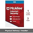 McAfee Internet Security - 1 PC, 3 Years (Activation Key Card)
