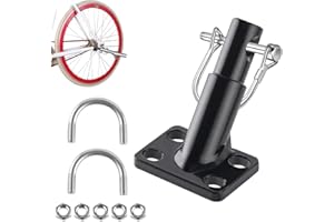 DOKSVP Enganche de Remolque para Bicicleta, Bicycle Trailer Coupling con Cerraduras Tipo D, para Carrito de Niños, Remolque de Carga y de Perros