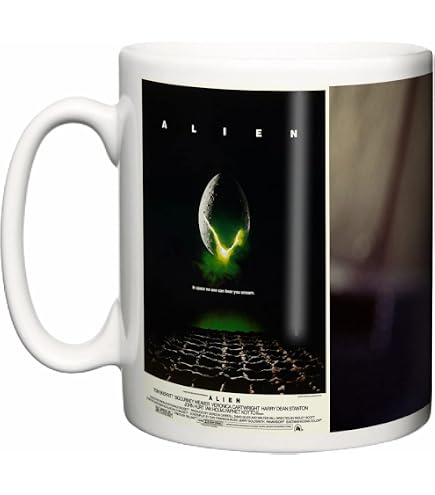 Giftme Alien, Xenomorph, Birthday Gift, Coffee Tea Mug Unique 11oz White Ceramic  Mug. : Amazon.co.uk: Home & Kitchen