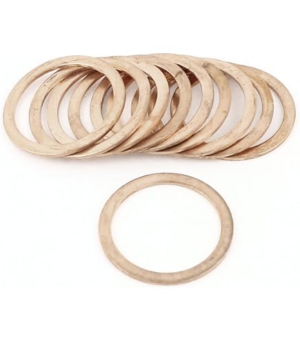 thumbnail interactive-video image 1 of 25pc Copper Sealing Rings - 32x38x2 Mm M32 - Heat Resistant Diesel Injector Seals 1 of 5