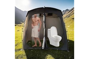 GRESONIC Tente de Douche de Camping pour 2 Personnes - Toilette et abri à Langer imperméables pour l'extérieur