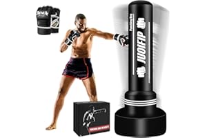 YORWHIN Punching Bag Free Standing - 70'' Boxing Bag Inflatable Kickboxing Bag for Training MMA Muay Thai Fitness Adult/Teenagers