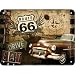 Produktbild Nostalgic-Art 26119 US Highways - Route 66 Road Trip, Blechschild 15x20 cm