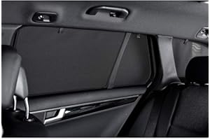 CARSHADES Set de Car Shades compatible avec Dacia Duster II 2018- (6-pièces), Noir
