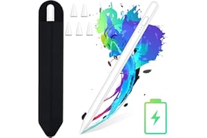 Penna per Apple iPad 2018-2023 KBCASE Pencil 2 generazione con 15 min Ricarica Rapida Penna Touch per Tablet iPad 10/9/8/7/6, iPad Mini 6/5, iPad Air 4/3, iPad Pro 11/12.9(Bianco)