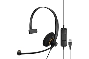 EPOS Sennheiser SC30 USB Monaural Microsoft Lync Headset - Black