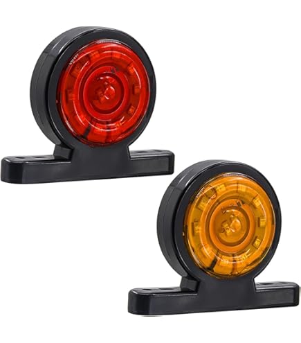 Luce ingombro a 4 Led, 24V - Arancio - Il Mio Camion Shop