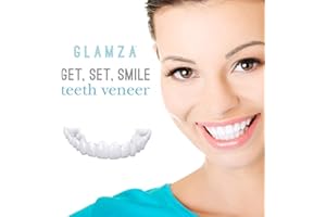BGZ 6 Conjuntos Dentaduras Cosméticas Instant Snap on Smile Dientes Reutilizable Dientes Smile Teeth Reparar Dientes Imperfectos En Minutos para Ti En Casa 6 Alto Y Bajo 6