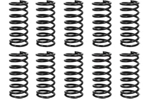 MACHSWON Compression Spring for Home, Machinery, Industrial, Screen Doors, Lawn Mowers, Spring Steel Compressed Spring 9mm OD 1.2mm Wire Size 25mm Free Length, 10pcs