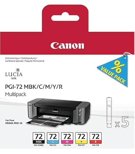 Original Canon PGI 72 MBK Tintenpatrone Schwarz Für Pixma PRO10/ PRO10S – ChromaLife100, 13 Ml