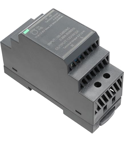 MEAN WELL DDR-15G-12 – Convertisseur DC/DC Rail DIN Ultra-Fin 12V 1.25A 15W – Entrée Large 9-36V – Installation Facile