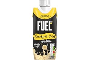 FUEL10K High Protein Breakfast Milk Drink, Banana, 330 ml