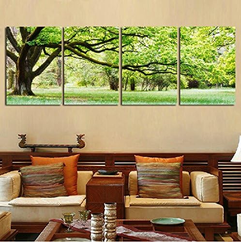 Pingofm Landscape paintings decorate the modern minimalist sofa hanging on the wall paint water and mountains bedroom garden restaurant with no frame animation decorative painting,35*50,9mm,E