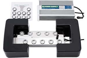 Mxmoonant 7L/H fabricant de brouillard 10 têtes Brumisateur à ultrasons 400W Humidificateur à brouillard avec une bouée pour l'horticulture Paysage magique Ambiance de préservation des légumes