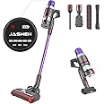 JASHEN V16 Aspirapolvere senza Fili, 350W 22Kpa, Scopa Elettrica Rotante, Batteria Removibile 25,2 V 2500 mAh, 40min, Motore 
