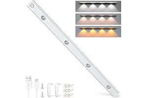 Alyvisun LED-uppladdningsbar skåplampa 60 cm med rörelsesensor