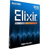 Elixir 12077 Nanoweb Light Heavy Elektro Gitar Teli (10-52)