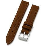 ARLANCH Premium Suede Leather Watch Strap for Men & Women, Soft Suede Replacement Watch Band, Compatible with Smart & Analog Watches: 