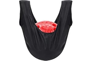 Rehmanniae Bowling Ball Cleaning Bag, Polisher Bag, Black, (approx.) 53 * 22cm/20.87 * 8.66 inches