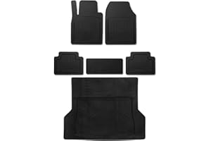 ‎OMAC OMAC Fußmatten & Kofferraumwanne Set Gummi Schwarz kompatibel mit BYD Seal U 2023-2024