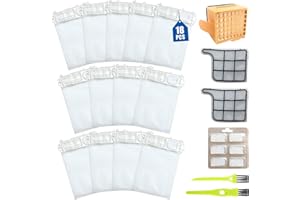 YUKOVEP 13 Sacchetti per Aspirapolvere Folletto vk135 vk136