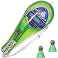 NA Kids Badminton Racket Set - Badminton Racket Set - 2 Person Backyard Youth Set with Badminton Balls for Kids Indoor Outdoor Sports (Includes 2 Rackets + 2 Badminton Balls)