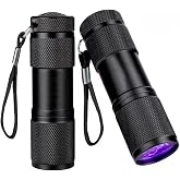 9 LED Ultraviyole El Feneri, 395 NM Uv Fener, UV Mor Işık El Feneri, İdrar ve Leke Tespiti