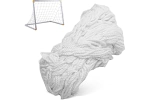 DEWIN Siatka słupkowa bramki do piłki nożnej, 4 rozmiary siatek do piłki nożnej, sportowa wymiana, siatka słupkowa do treningu meczów sportowych (2,4 x 1,8 m)