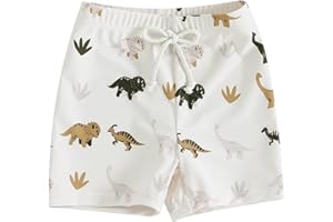Acrawnni Little Boys Swim Shorts Trunks Toddler Swim Shorts Little Boys Bathing Suit Swimsuit Baby Toddler Boy Swimwear