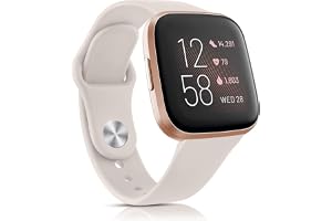 Oumida Kompatibelt med Fitbit Versa 2 armband/Fitbit Versa armband för kvinnor och män, silikonarmband, klassisk sport, ersättningsklockarmband för Fitbit Versa 2/Fitbit Versa/Versa Lite