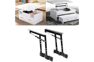 Cafopgrill Para 50kg / 100lb Podnieś stolik kawowy Mechanizm ramy podnoszącej Sprzęt Zawias sprężynowy Gazowy zawias hydrauliczny Sprzęt DIY Stolik pomocniczy Akcesoria meblowe