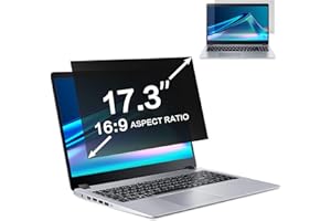 ZOEGAA Blickschutzfilter 17.3 zoll Laptop 16:9 Seitenverhältnis, Anti Blaulicht Blendschutz Blickschutzfolie und Abnehmbarer Sichtschutzfolie Sichtschutz für Hp/Dell/Acer/Lenovo/ThinkPad/Asus