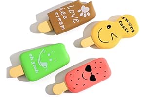 SCHITEC Lot de 4 Jouets Couineurs pour Chien - Jouets Interactifs en Latex pour Chiots et Petits Chiens