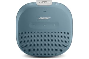 Bose Enceinte Bluetooth SoundLink Micro : Petite Enceinte Portable étanche avec Microphone, Bleu Ardoise