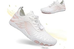 HiGropcore Barefoot Shoes Womens | Non-Slip Lightweight Trail Running Shoes | Women's Men's Wide Toe Box Zero Drop Minimalist Slip on Hike Shoes | Comfortable Outdoor Hike Footwear Barefoot Trainers