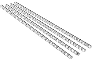 SCOOYUCK 4 Pièces Tiges Filetées M6 × 150 mm, en acier Inoxydable 304, DIN 975