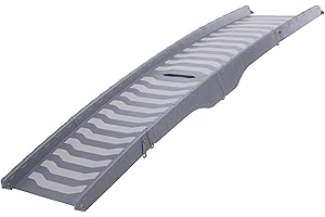 TRIXIE 39476 Rampe Pliable 3 Positions en Plastique Gris 39 × 150 cm