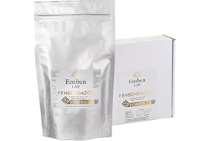 Fenbendazole 250g Powder, Purity >99%, by Fenben Lab, 222mg Measuring Spoon and Certificate of Analysis (Quality Protocol) Included, 8.8oz