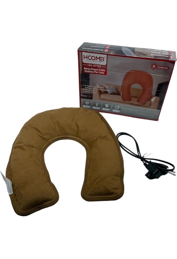 Scaldacollo Elettrico Per Cervicale Morbido 450W Acqua Calda Per Collo – Italia Magazzini - Foto 7