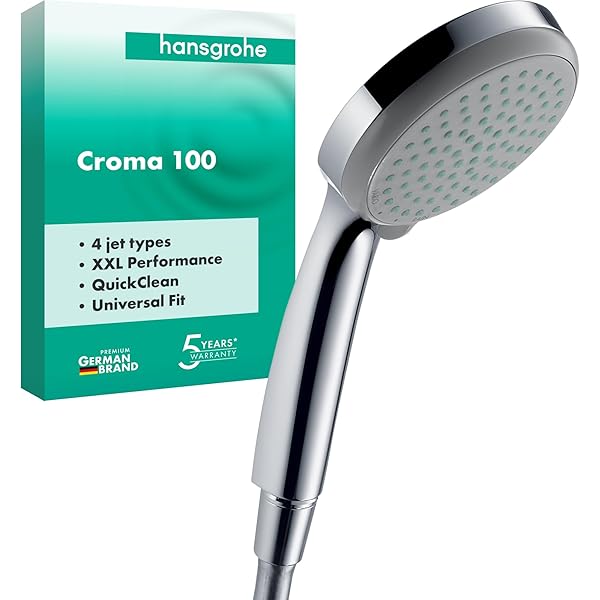 hansgrohe Crometta 100 - wassersparender Duschkopf für 14,94