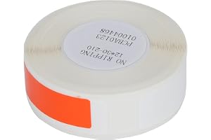 Changor Dekalrulle Vattentäta Vita Etiketter för Kök och Kontor 12x30 Mm, PVC Termisk Prislappar, Självhäftande, 210 Ark
